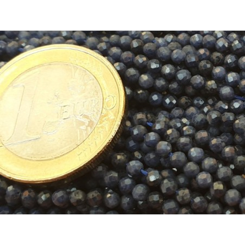 Saphirkette (Safir) facettiert 2mm