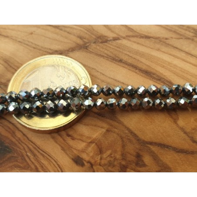 Siliciumkette  facettiert 3mm