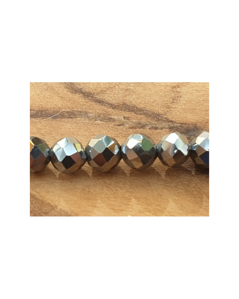 Siliciumkette  facettiert 3mm