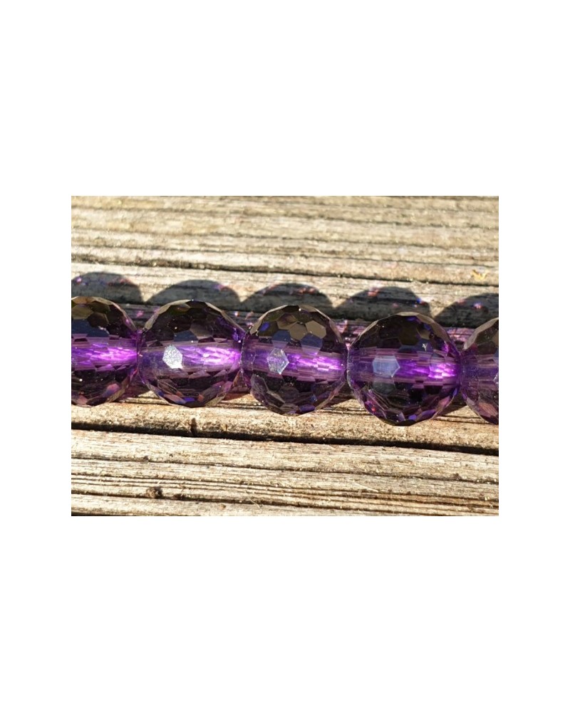 Amethystkette facettiert 6mm