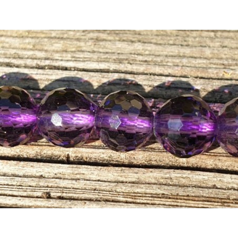 Amethystkette facettiert 6mm