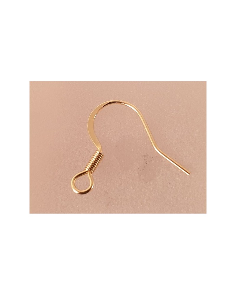 Ohrhaken 16mm (2 Stk), Edelstahl gold