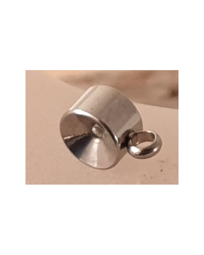 Zwischenteil, Doppelring 6x3mm, Edelstahl