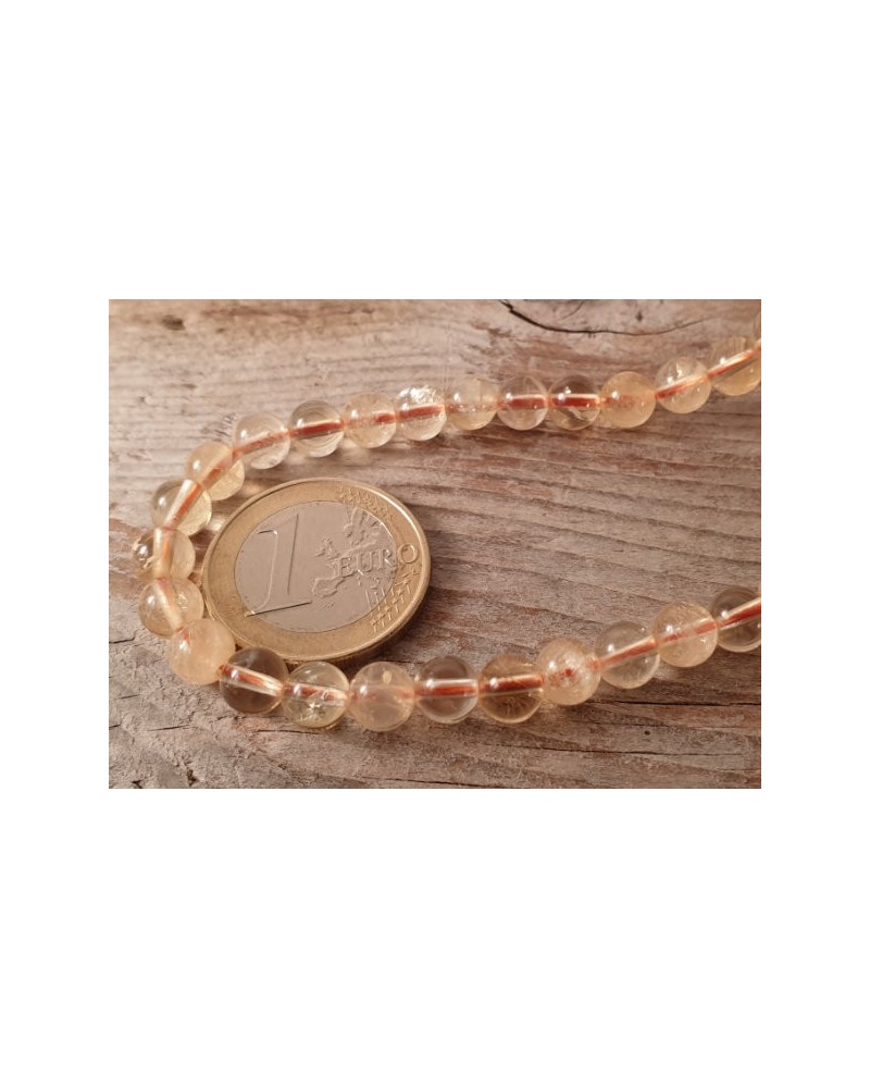 Zitrinkette (Citrin) 6mm