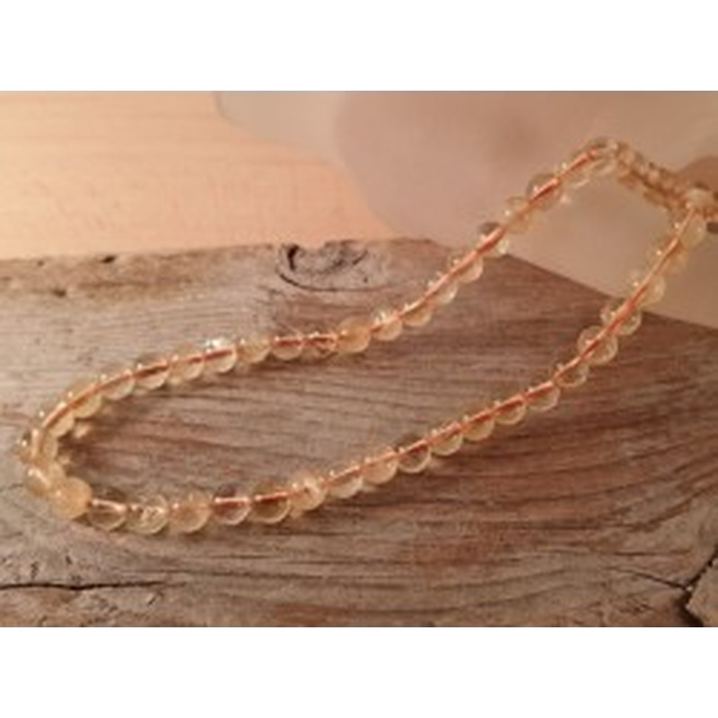 Zitrinkette (Citrin) 6mm 2