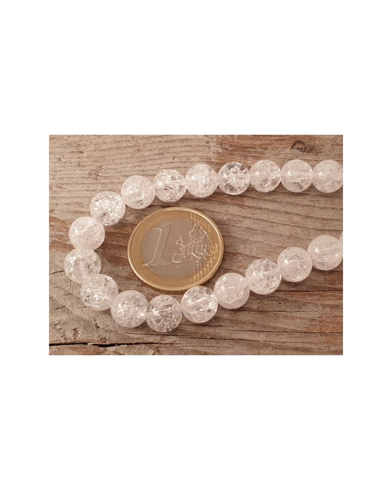 Bergkristall crash Kette 8mm