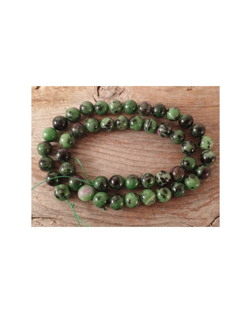 Rubin Zoisitkette 8mm