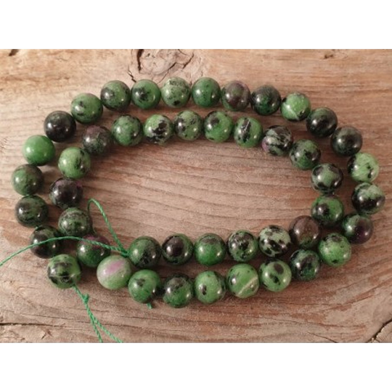Rubin Zoisitkette 8mm