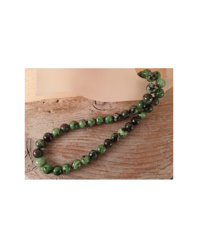 Rubin Zoisitkette 8mm