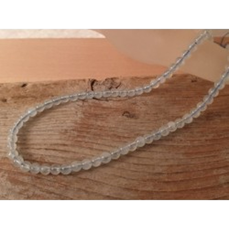 Aquamarinkette 4mm 2
