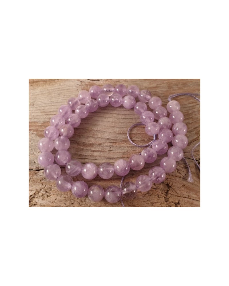 Lavendelamethystkette (Lavendelquarz) 8mm