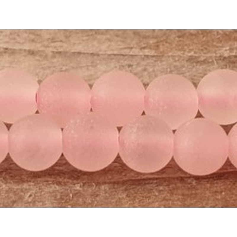Rosenquarzkette matt 4mm
