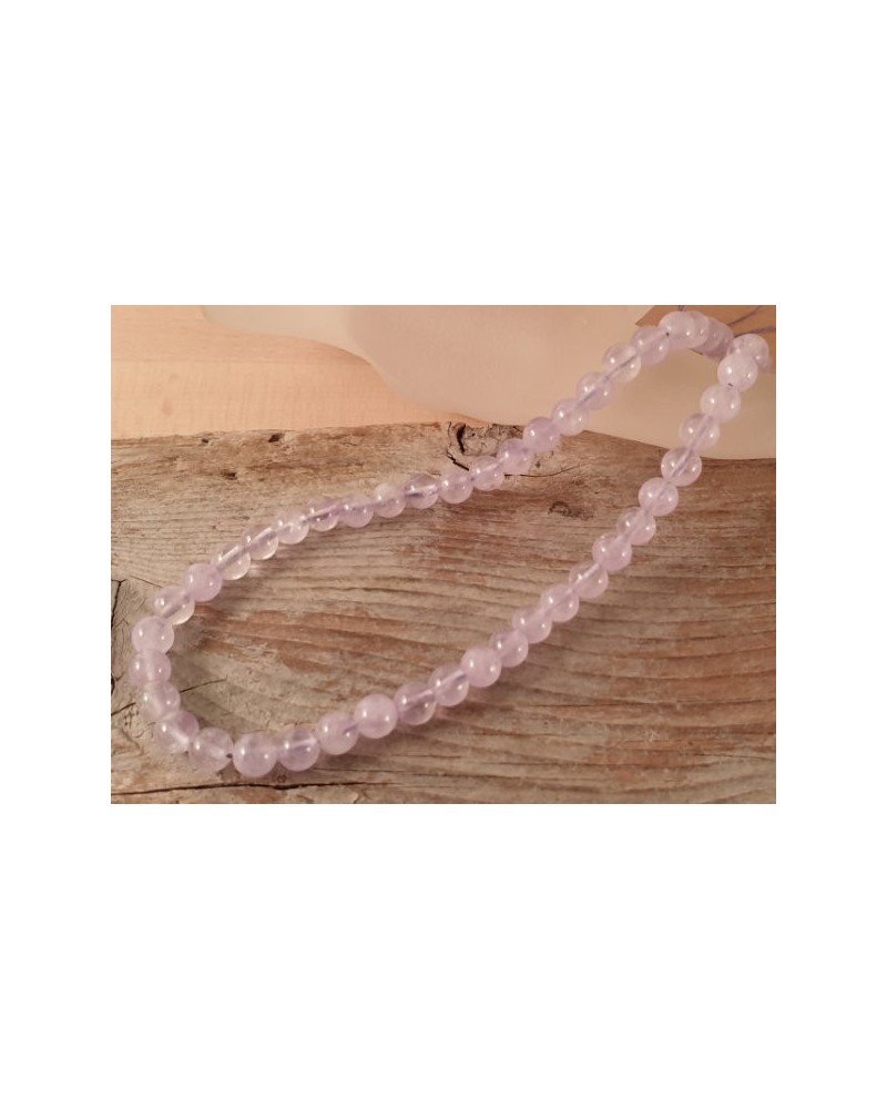 Lavendelamethystkette (Lavendelquarz) 6mm