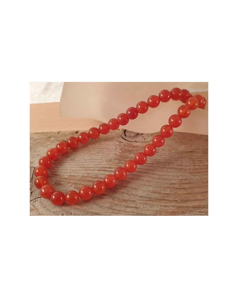 Carneolkette 8mm
