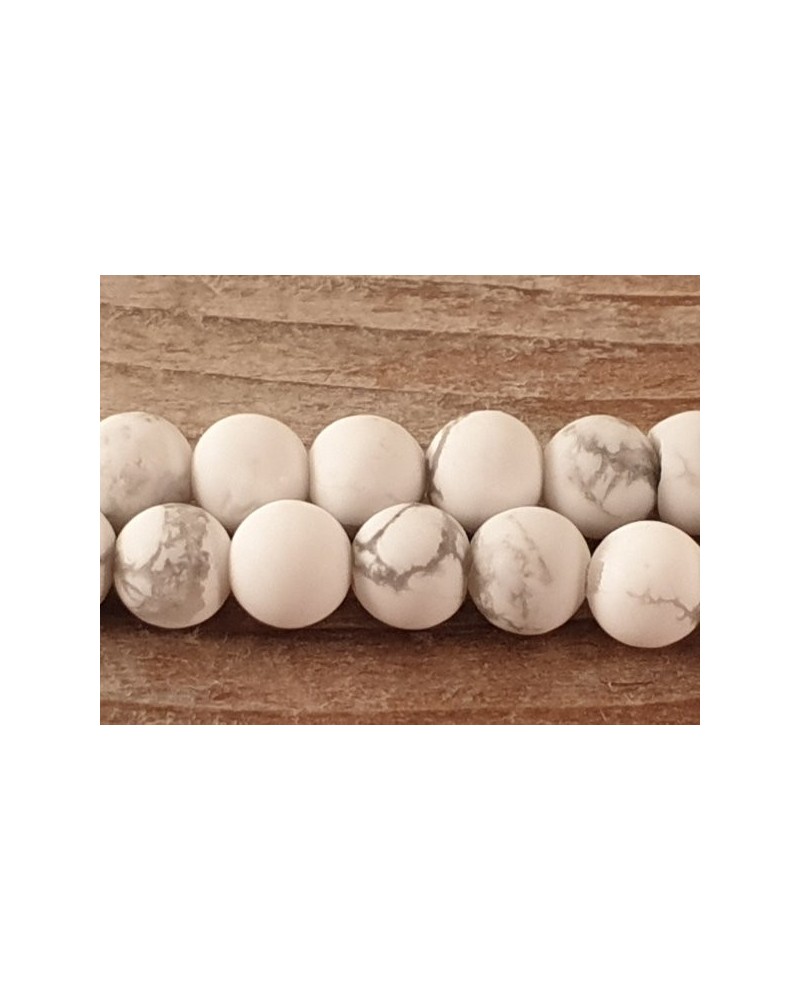 Howlithkette matt 4mm