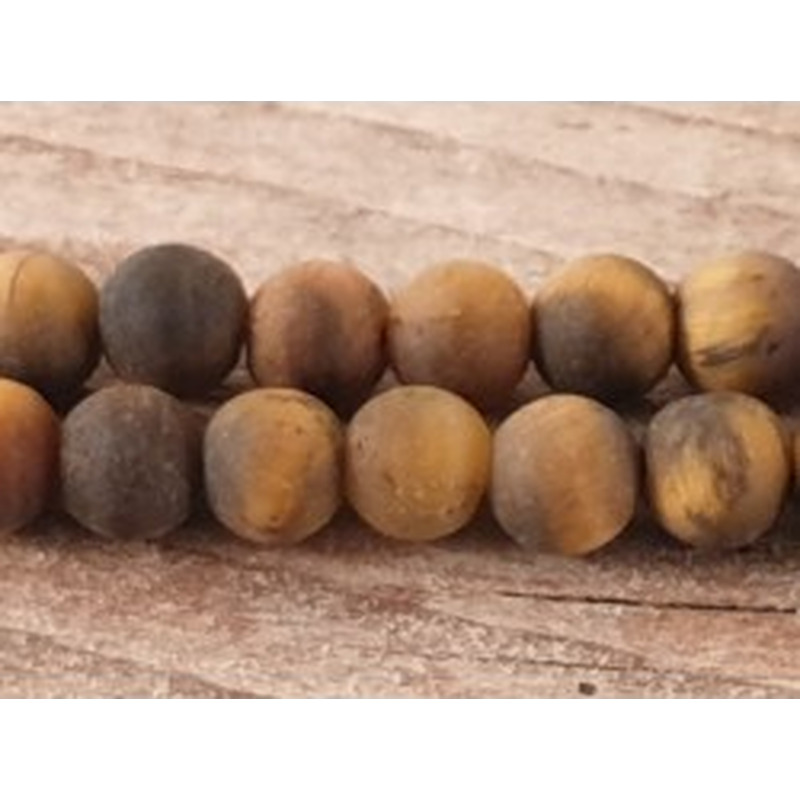 Tigeraugekette matt 4mm