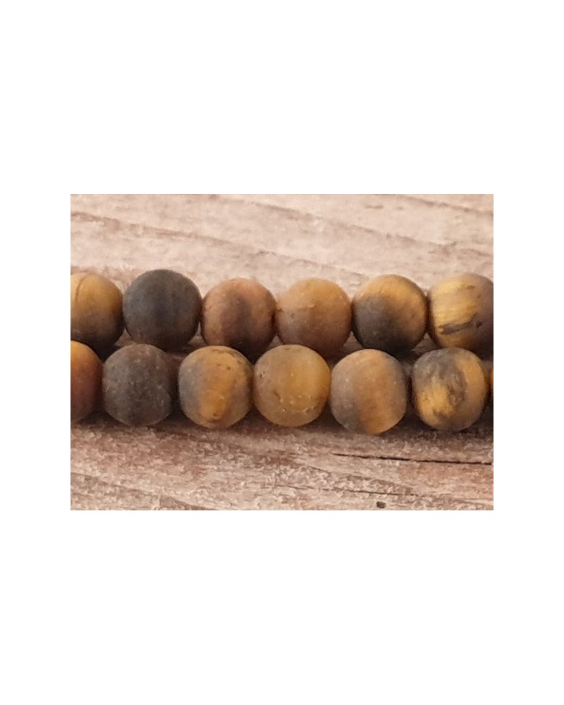 Tigeraugekette matt 4mm