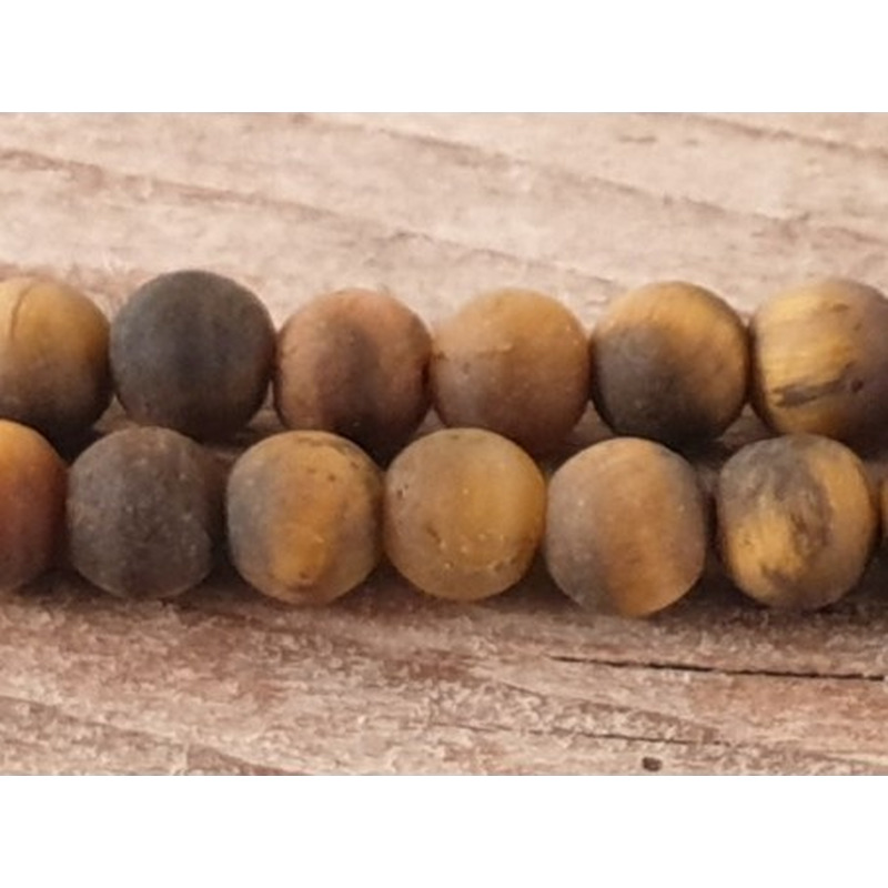 Tigeraugekette matt 4mm