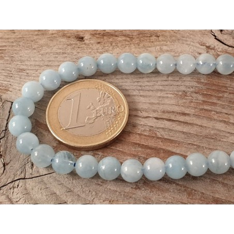 Aquamarinkette 6mm