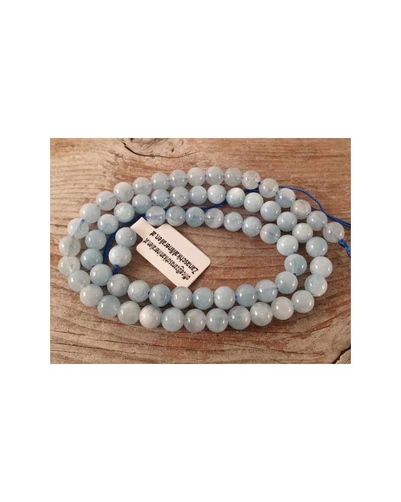 Aquamarinkette 6mm
