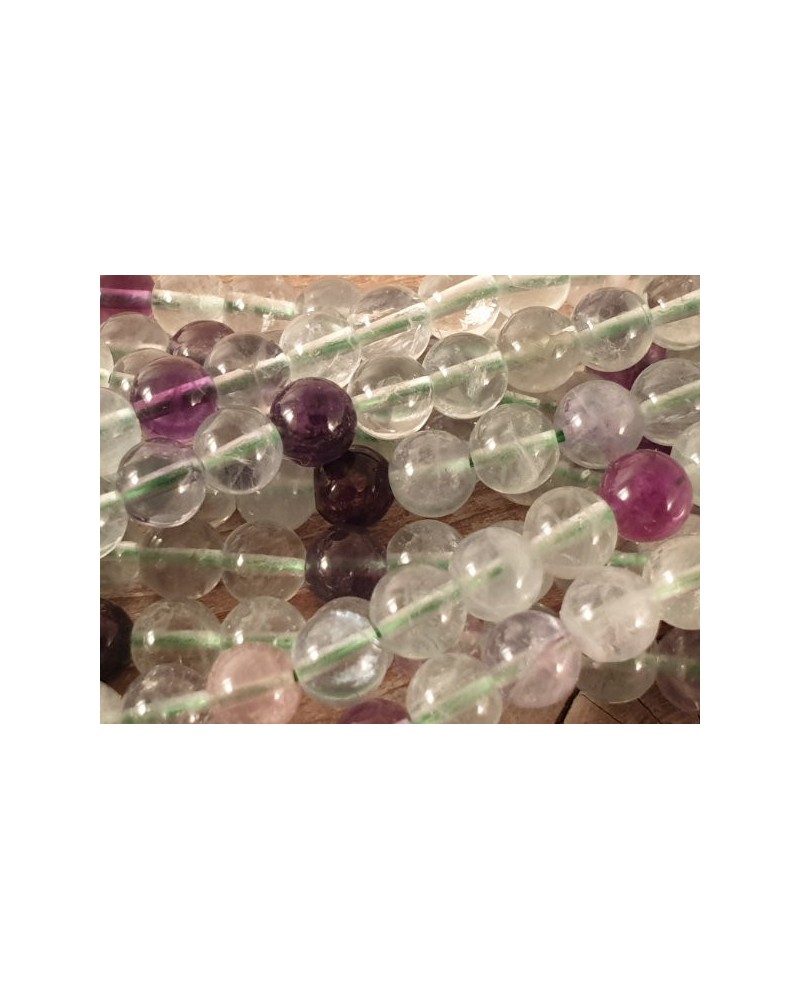 Regenbogenfluoritkette 8mm