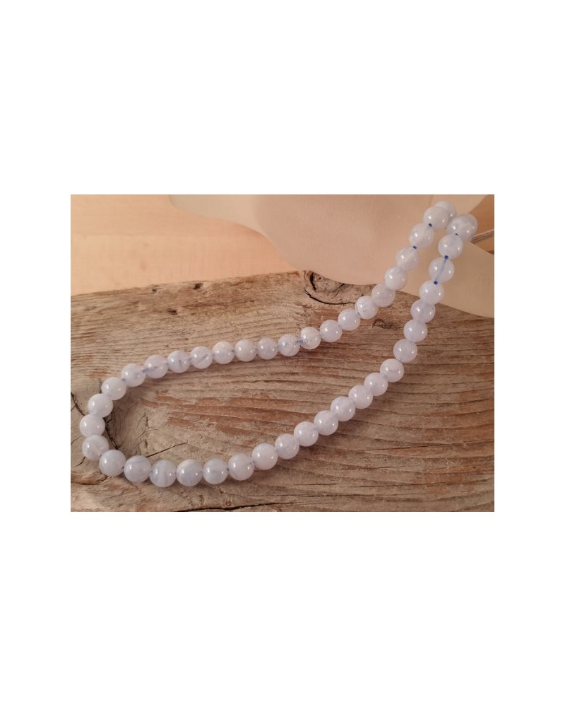 Chalcedonkette 6mm