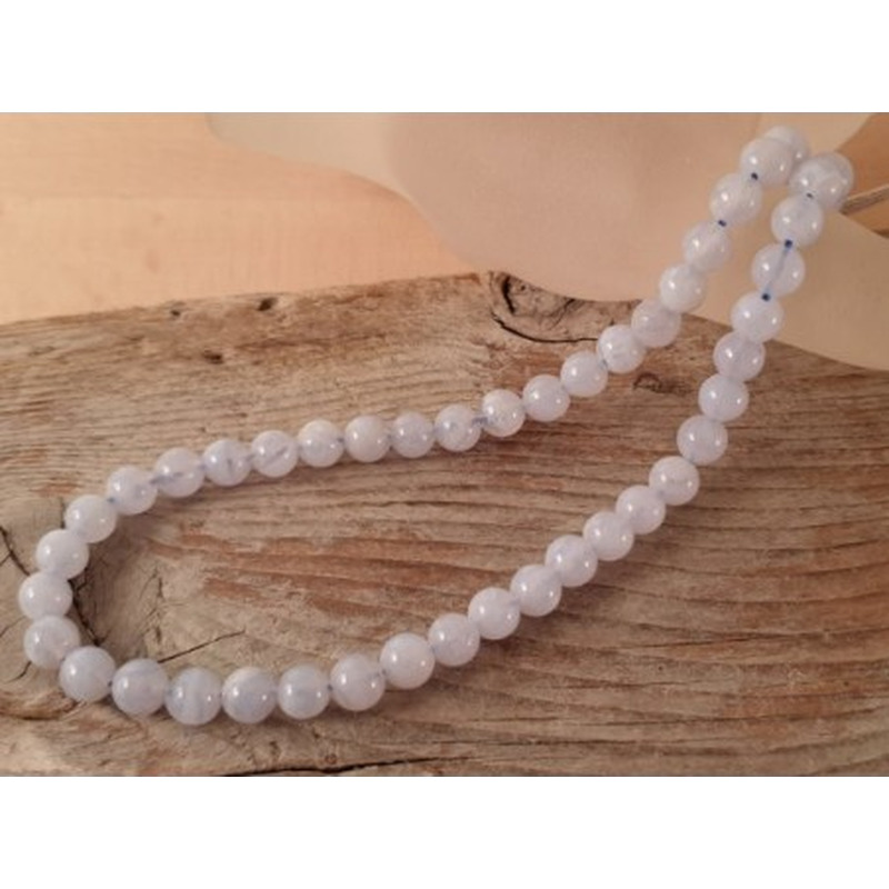 Chalcedonkette 6mm
