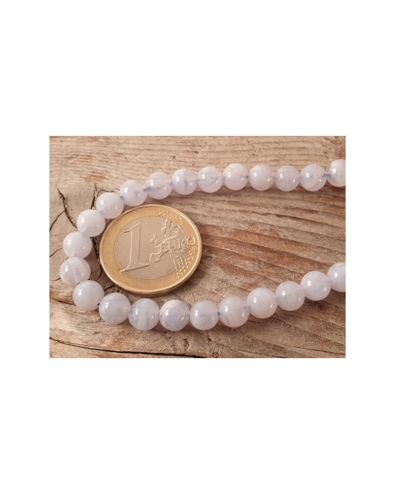Chalcedonkette 6mm