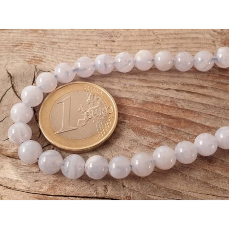 Chalcedonkette 6mm