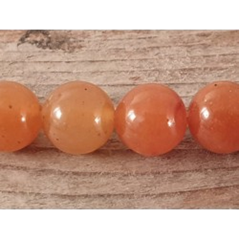 Roter Aventurin Kette 8mm