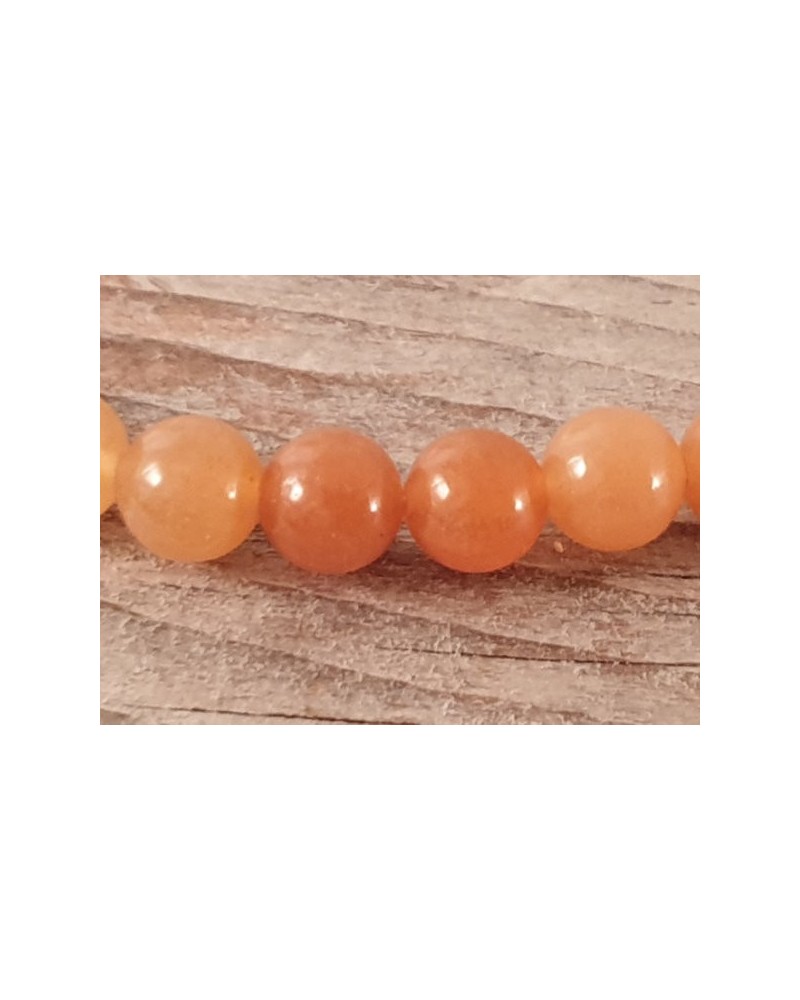 Roter Aventurin Kette 6mm