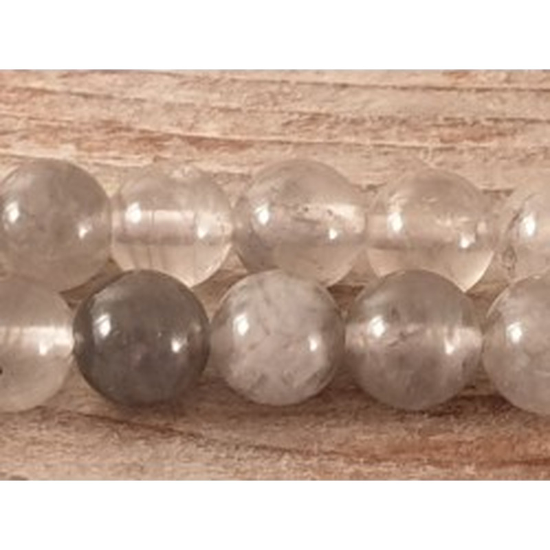 Wolkenquarzkette 6mm