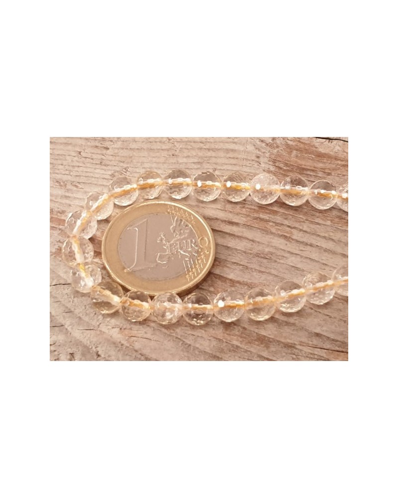 Zitrinkette (Citrin) facettiert 6mm