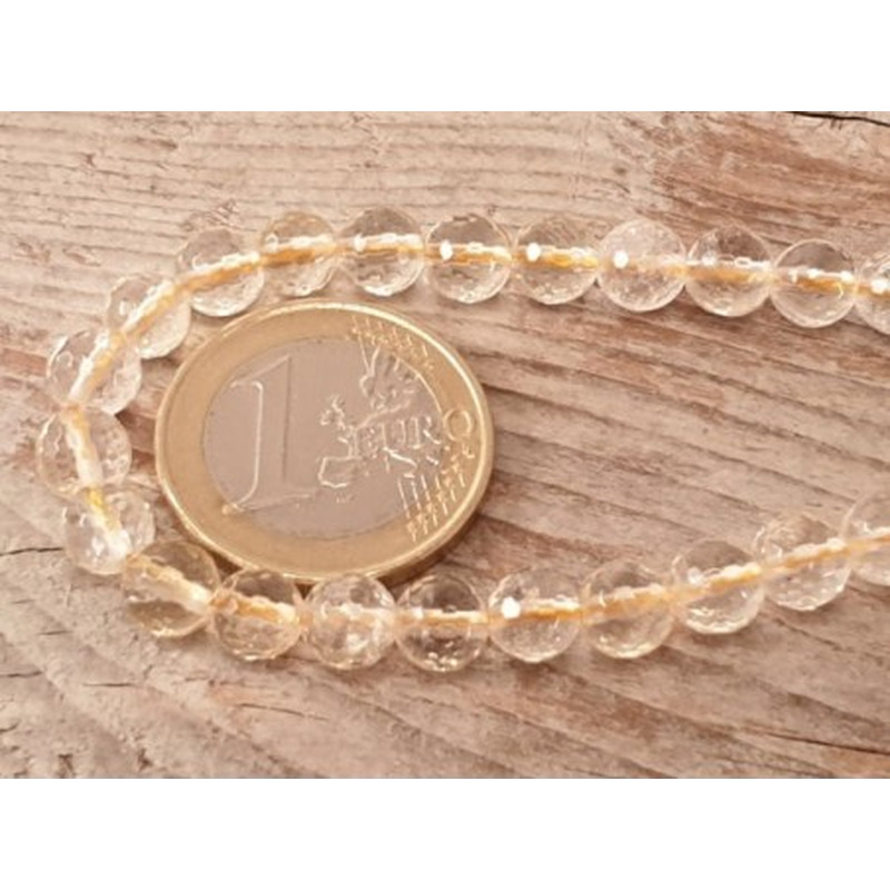 Zitrinkette (Citrin) facettiert 6mm