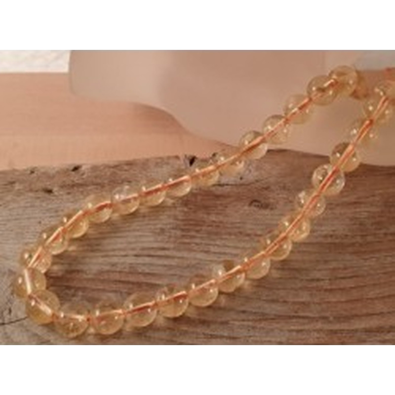 Zitrinkette (Citrin) 8mm 2