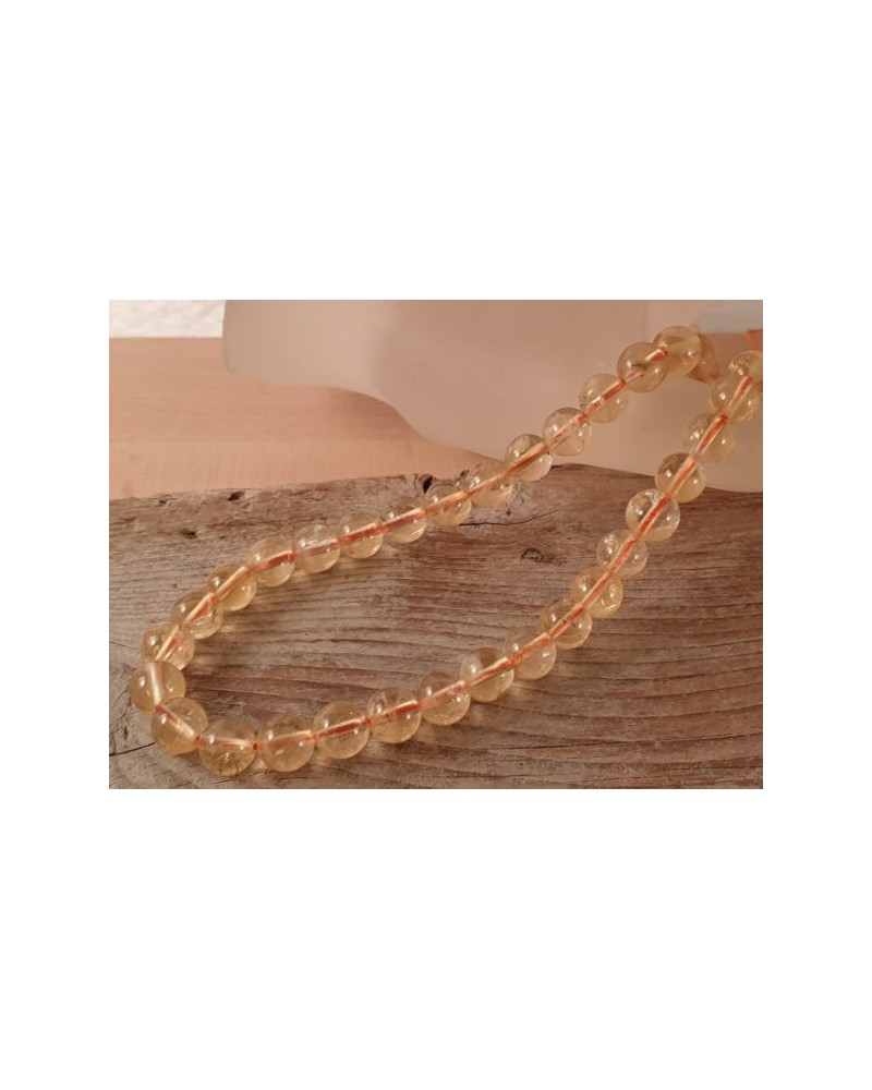 Zitrinkette (Citrin) 8mm
