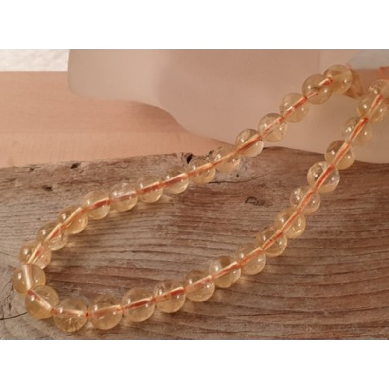 Zitrinkette (Citrin) 8mm