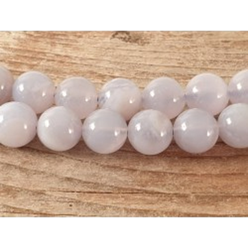 Chalcedonkette 8mm