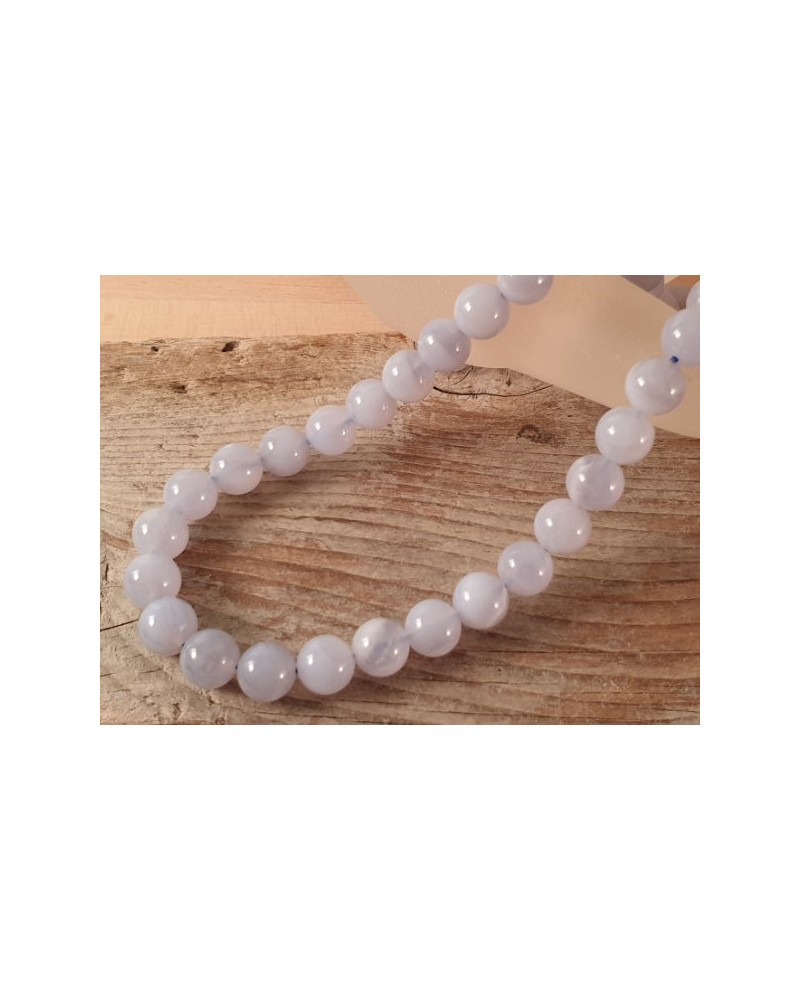 Chalcedonkette 8mm
