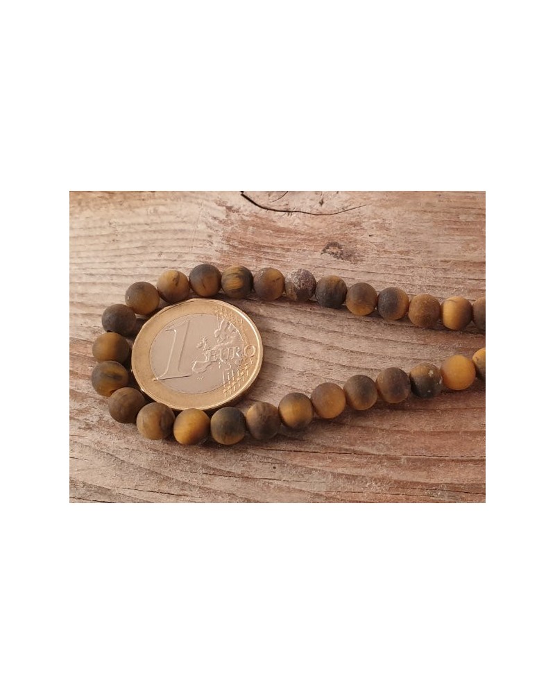 Tigeraugekette matt 6mm