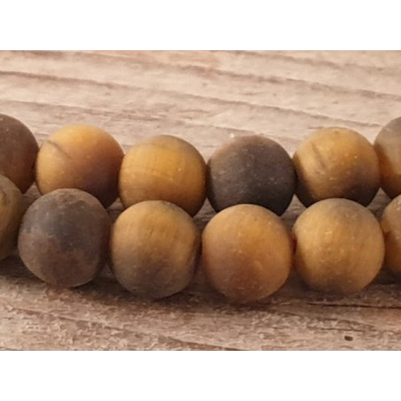 Tigeraugekette matt 6mm