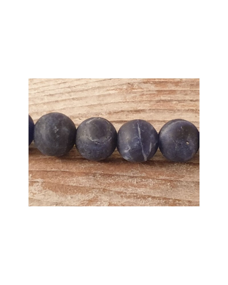 Sodalithkette matt 8mm