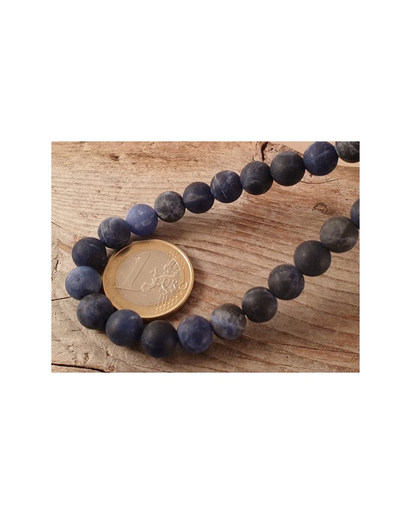 Sodalithkette matt 8mm