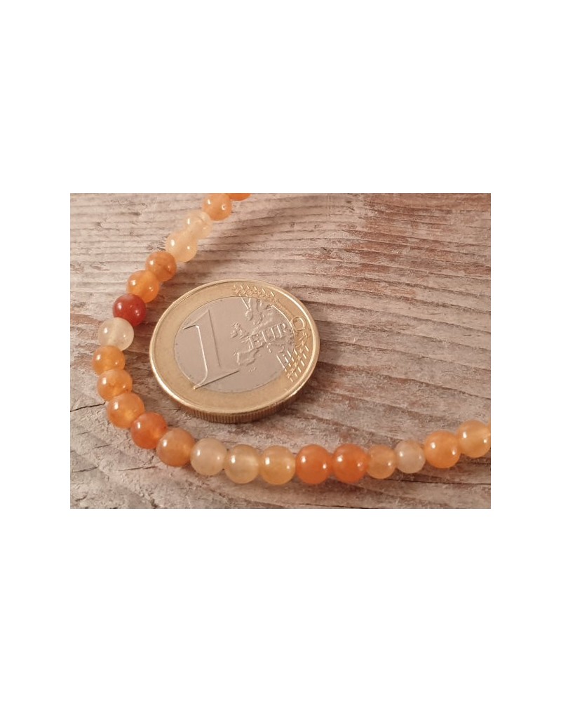 Roter Aventurin Kette 4mm