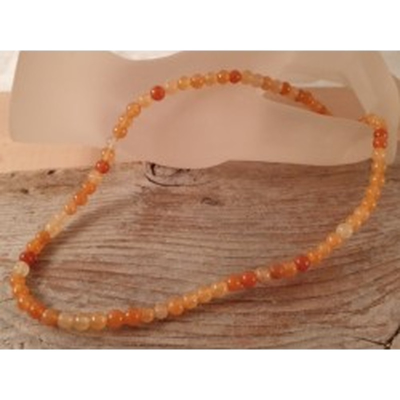 Roter Aventurin Kette 4mm 2