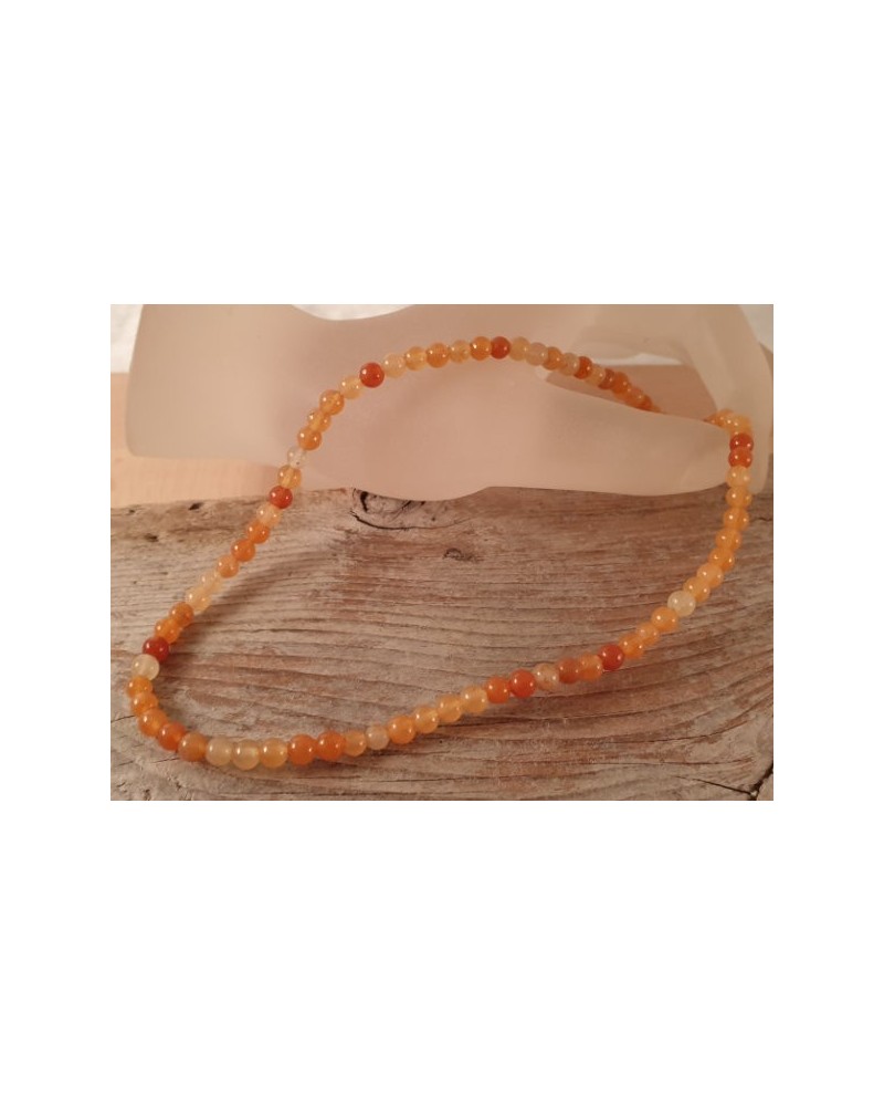 Roter Aventurin Kette 4mm