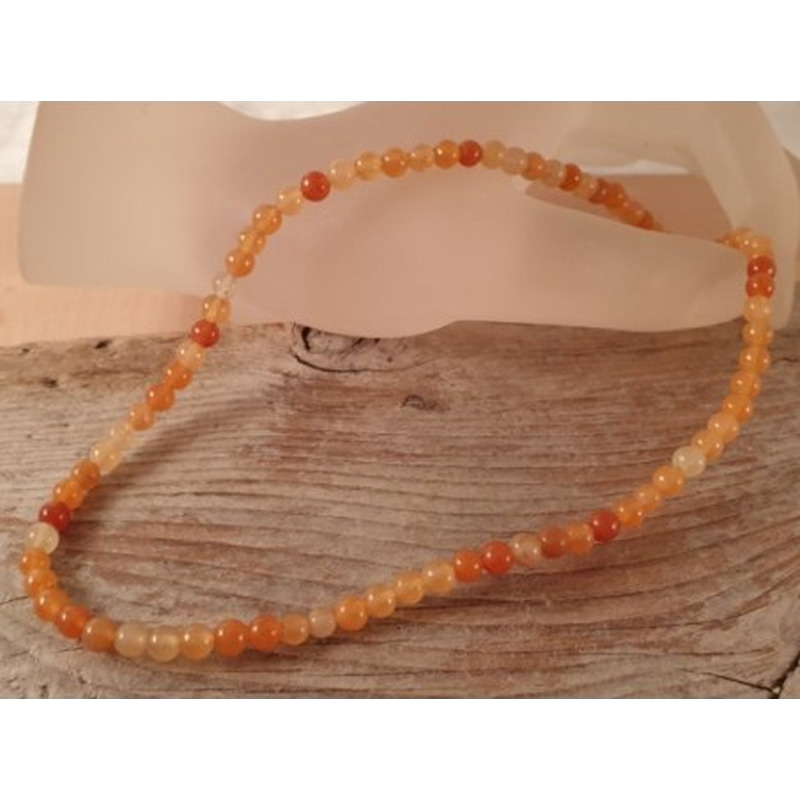 Roter Aventurin Kette 4mm