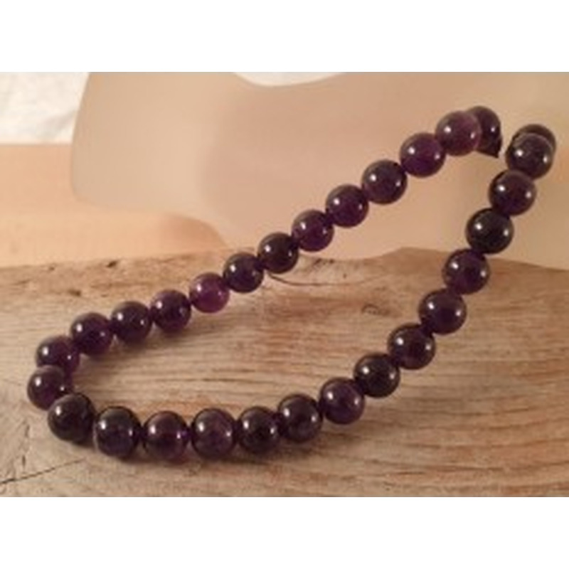 Amethystkette 8mm 2