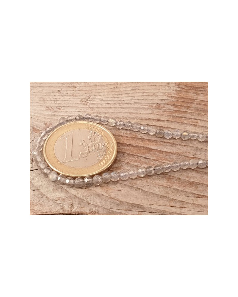 Labradoritkette facettiert 3mm