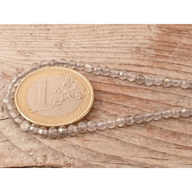 Labradoritkette facettiert 3mm